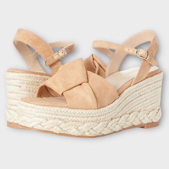 The Drop Women's Jeremy Espadrille Platform Ankle Strap Sandal Wedge Size 9.5 - Picture 1 of 5